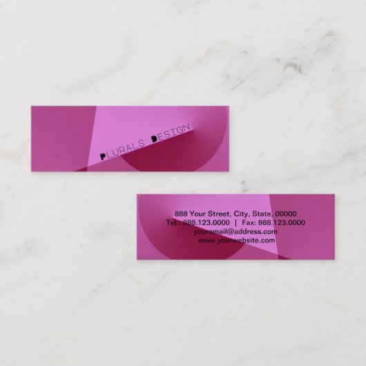 Bist du...(5) mini visitenkarte (Vorne/Hinten)