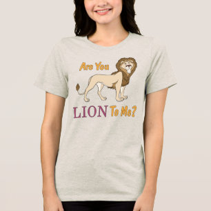 Bist du auf mich LIEBEN? Puff Tri-Blend Shirt