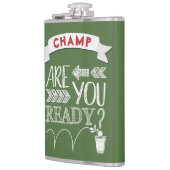 Bist du bereit? Bier Pong Football-ähnliche KAMP Flachmann (Links)