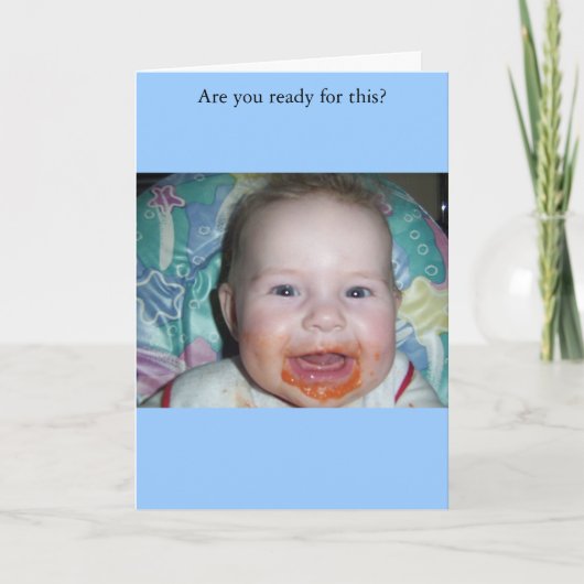 Bist du bereit dafür? karte (Vorderseite)