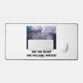 Bist du bereit für den VulkanWinter? Vulkanologie Schreibtischunterlage (Tastatur & Maus)