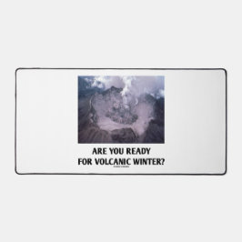 Bist du bereit für den VulkanWinter? Vulkanologie Schreibtischunterlage