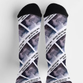 Bist du bereit für den VulkanWinter? Vulkanologie Socken (Oben)