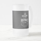 Bist du bereit für Fußball? Mattglas Bierglas (VorderseiteRechts)