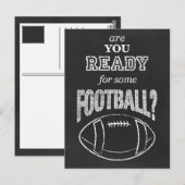 Bist du bereit für Fußball? Postkarte (Vorne/Hinten)