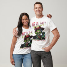 Bist du bereit | Lustige Zombie-Paar-Shirts