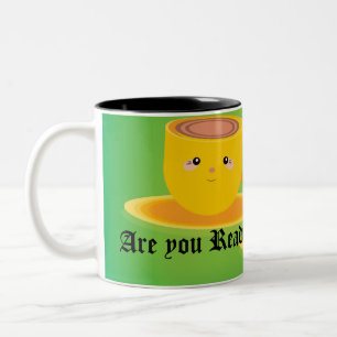 "Bist du bereit?" Tasse für Cat Lovers Cap Dining