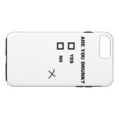 Bist du Betrunken? Case-Mate iPhone Hülle (Rückseite (Horizontal))