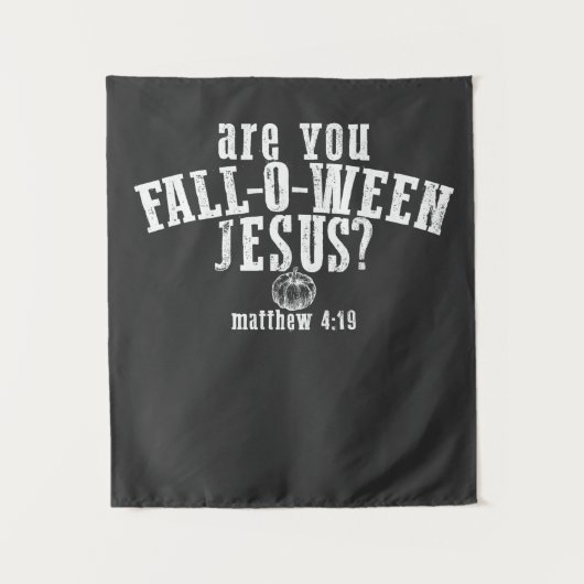 Bist du das Christliche Halloween-Fest? Wandteppich (Vorderseite)
