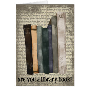 Bist du ein Bibliotheksbuch? Vintage Valentine