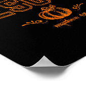 Bist du ein Fall-o-ween-Jesus-Christlicher-Hallowe Poster (Ecke)