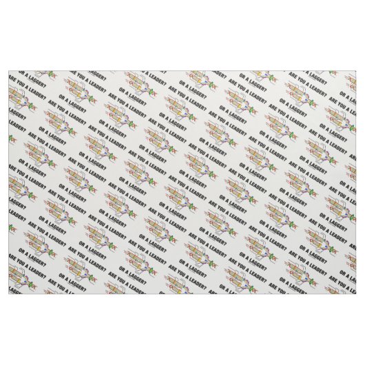 Bist du ein Führer? Oder eine Verzögerung? Geek DN Stoff (Fat Quarter (45,7 x 55,9 cm))