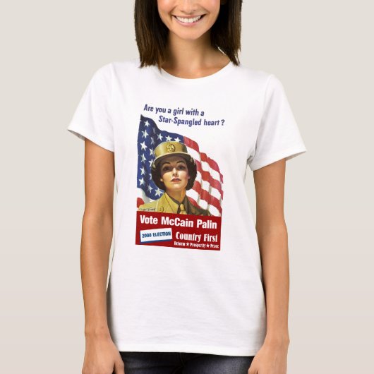 Bist du ein Mädchen mit einem sternengezinkten Her T-Shirt (Vorderseite)