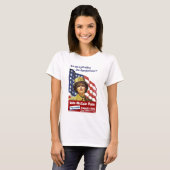 Bist du ein Mädchen mit einem sternengezinkten Her T-Shirt (Vorne ganz)