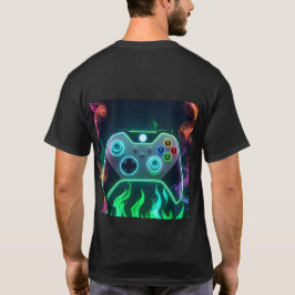 Bist du ein Profi-Gamer Retro-Neon-Controller-T-Sh T-Shirt