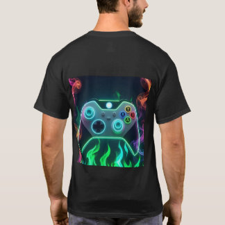 Bist du ein Profi-Gamer Retro-Neon-Controller-T-Sh T-Shirt