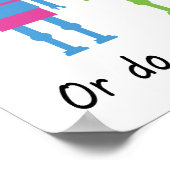 Bist du ein Roboter? Poster (Ecke)