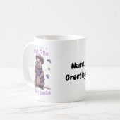 Bist du ein schlauer Kerl oder ein Furzriecher Lus Kaffeetasse (Vorderseite Links)