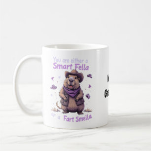 Bist du ein schlauer Kerl oder ein Furzriecher Lus Kaffeetasse