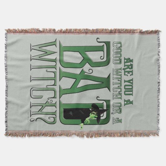 Bist du eine gute Hexe oder eine schlechte Hexe? Decke (Vorderseite)