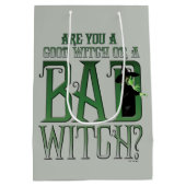 Bist du eine gute Hexe oder eine schlechte Hexe? Mittlere Geschenktüte (Rückseite)