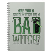 Bist du eine gute Hexe oder eine schlechte Hexe? Notizblock (Vorderseite)