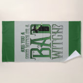 Bist du eine gute Hexe oder eine schlechte Hexe? Strandtuch (Vorderseite)