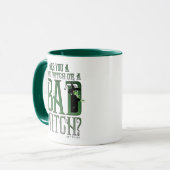 Bist du eine gute Hexe oder eine schlechte Hexe? Tasse (Vorderseite Links)