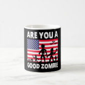 Bist du eine gute Zombie-Funny-Halloween-Tasse? Kaffeetasse (Mittel)