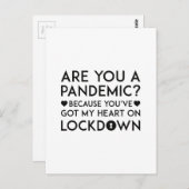 Bist du eine Pandemie? Postkarte (Vorne/Hinten)