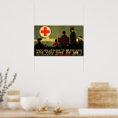 Bist du einer von uns? American Red Cross War Fund Poster (Küche)
