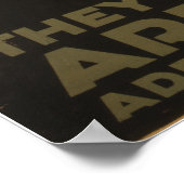 Bist du einer von uns? poster (Ecke)