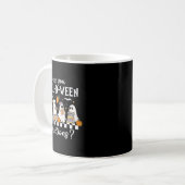 Bist du Fall O Ween Anweisungen Lustiger Lehrer Ge Kaffeetasse (Vorderseite Links)