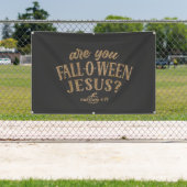 Bist du FALL-O-WEEN Jesus? Christlich Halloween Banner (InSitu)