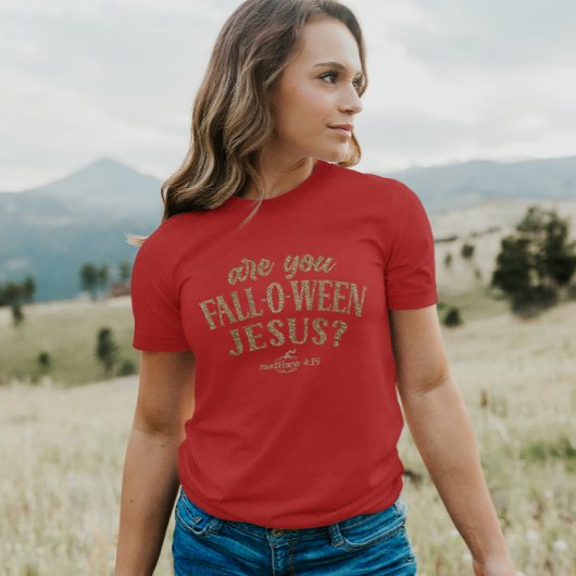 Bist du FALL-O-WEEN Jesus? Christlich Halloween T-Shirt