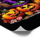 Bist du Fall-o-ween Jesus Funny Pumpkin _1  Poster (Ecke)