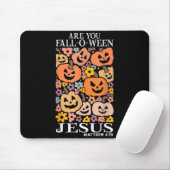Bist du Fall-o-ween Jesus Kürbisse Christliches Ha Mousepad (Mit Mouse)