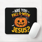 Bist du Fall O Ween Jesus_ Lustiger christlicher H Mousepad (Mit Mouse)