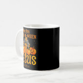 Bist du Fall-o-ween Jesus Matthäus 4_19 Halloween  Kaffeetasse (Vorderseite Links)