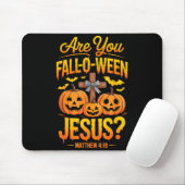 Bist du Fall-o-ween Jesus Matthäus 4_19 Halloween  Mousepad (Mit Mouse)