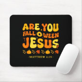 Bist du Fall O Ween Jesus Matthäus 4_19 Halloween Mousepad (Mit Mouse)