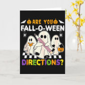 Bist du Fall O Ween Richtungen Geist christlich Ha Karte (Gelbe Blume)