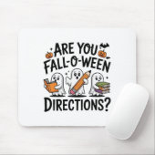 Bist du Fall O Ween Richtungen Halloween Lehrer G Mousepad (Mit Mouse)