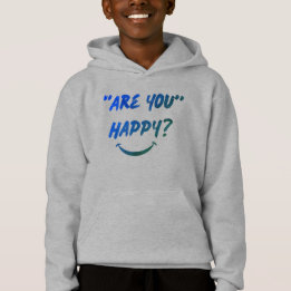 Bist du glücklich? Boys Hoodie