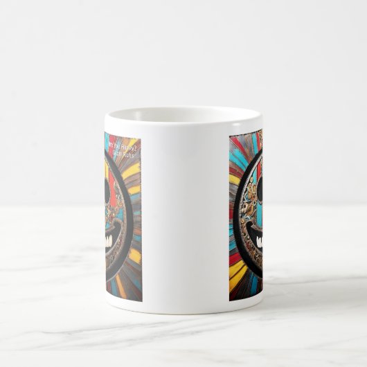Bist du glücklich? Cover Art Kaffeetasse (Mittel)