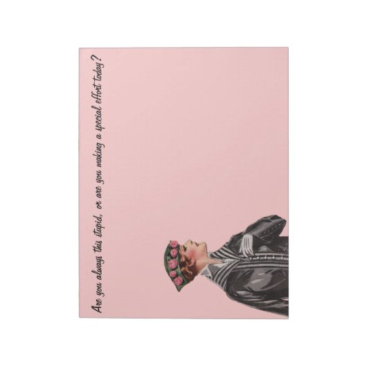 Bist du immer so dumm? notizblock (Rotiert)