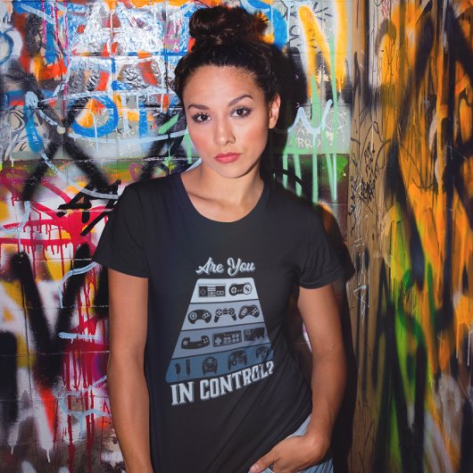 Bist du in Kontrolle? - Retro Gamer T-Shirt