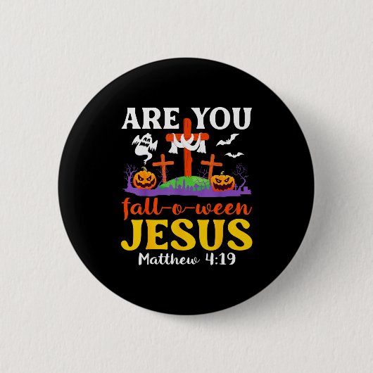Bist du Jesumatthew christlicher Glaube gefallen Button (Vorderseite)