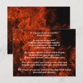 Bist du krank? Dann Bete James 5:13-16 Postkarte (Vorne/Hinten)