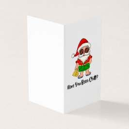 Bist du krank gewesen? Weihnachten Santa in Beach 